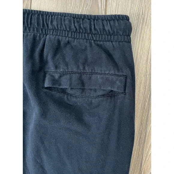 Nike Black Athletic Jogger Sweatpants Mens Sz Large 100% Cotton - Picture 7 of 9
